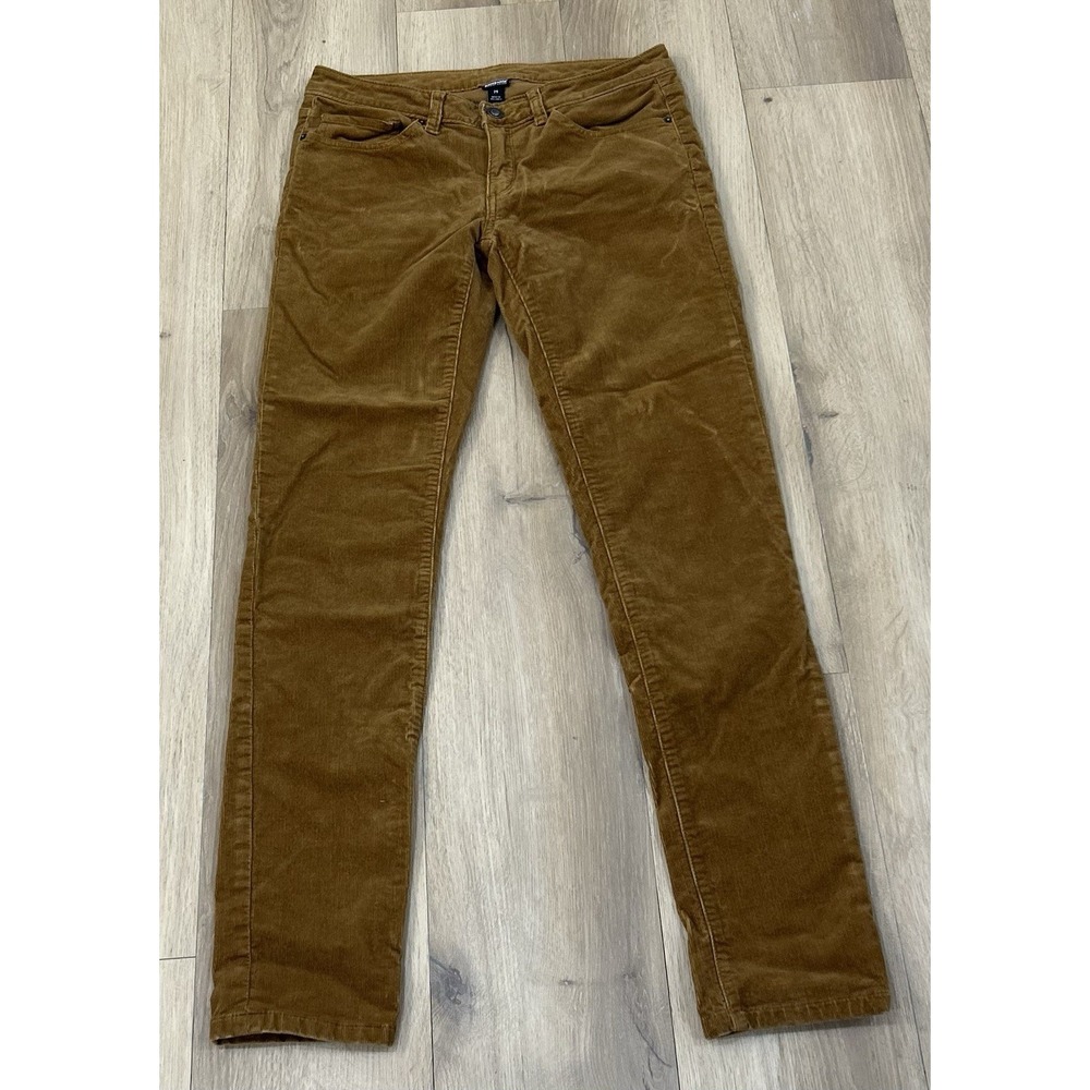 PATAGONIA Women's Corduroy Pants Stretch Organic Cotton Pockets Brown Size 29